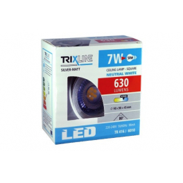 TR 416 7W 500lm 4200K ezüst négyzet spot lámpa 90x90x45mm